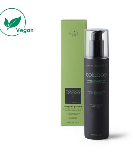 therapeutic green tea anti sebum hair bath  250 ml