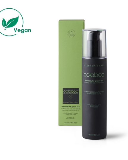 therapeutic green tea anti sebum hair bath  250 ml