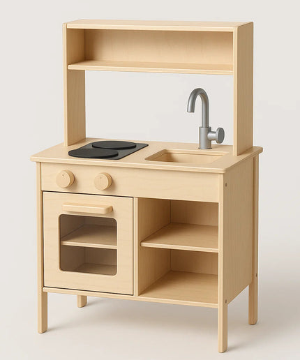 Mini Wooden Kitchen Station