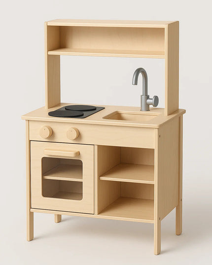 Mini Wooden Kitchen Station