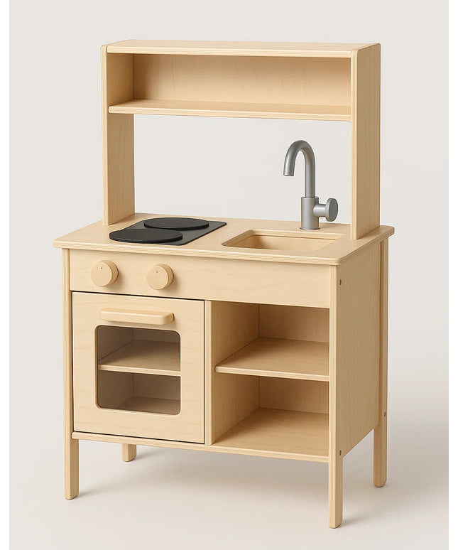 Mini Wooden Kitchen Station