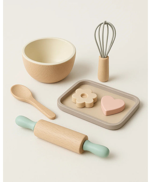 Wooden Baking Play Set
