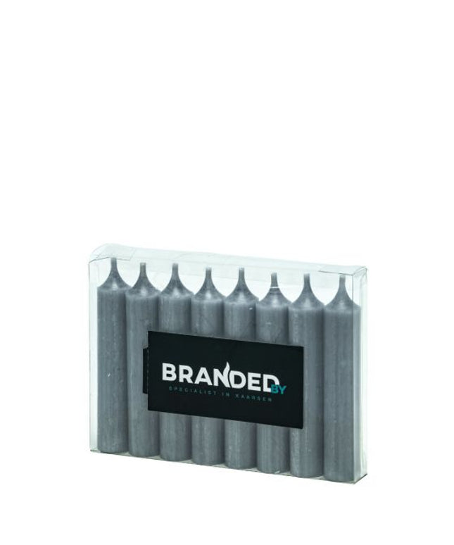 Dinercandle 21x120 mm steel-grey