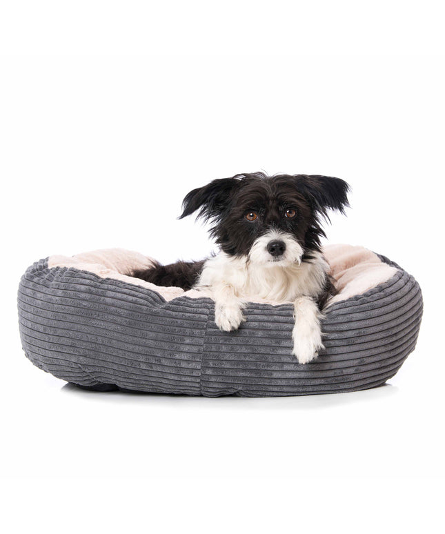 Dog bed soft grey