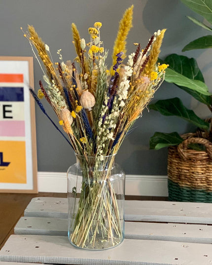 Groot droogbloemen boeket