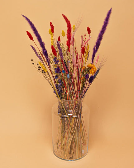 Dried Flowers Bouquet Mardi Gras