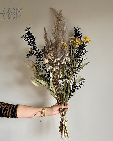 Dried Flowers Bouquet Golden Times