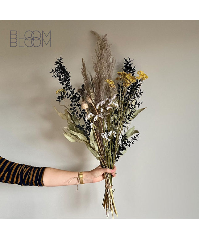Dried Flowers Bouquet Golden Times