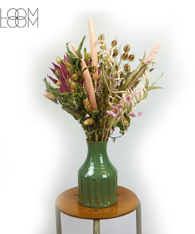 Dried Flowers Bouquet Pink Romance