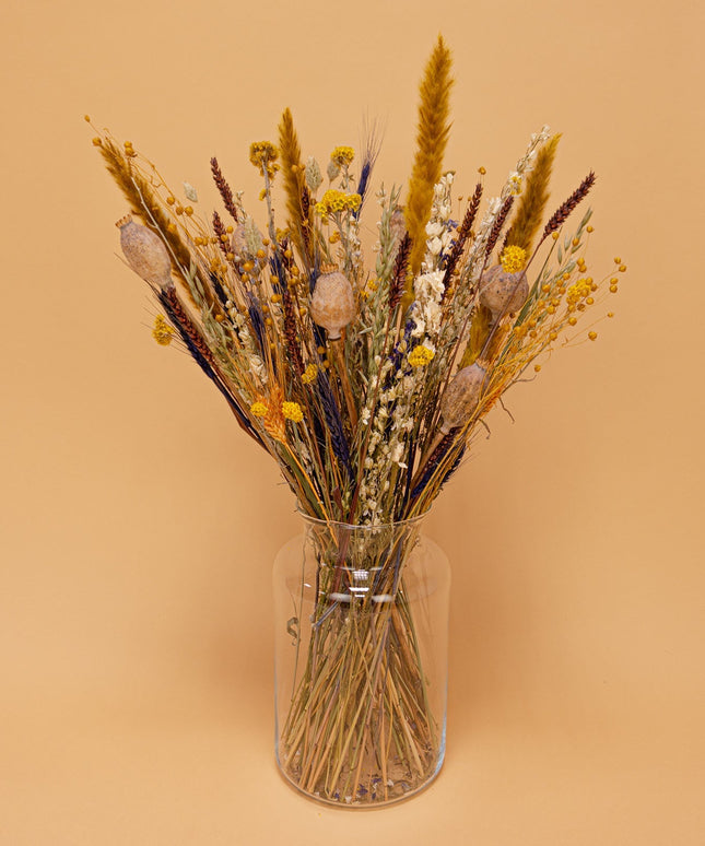 Dried Flowers Bouquet - Natural high XL + Gratis vaas (t.w.v. € 21,95)