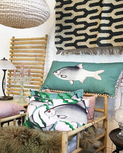 Imbarro Pillow Fishes together - Pink 40x60cm