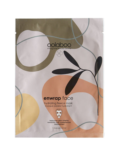 ENWRAP hydrating face & neck fleece mask    1 piece/30 ml