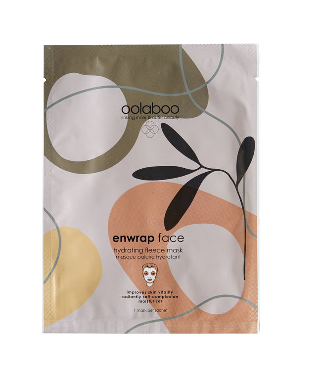 ENWRAP hydrating face & neck fleece mask    1 piece/30 ml