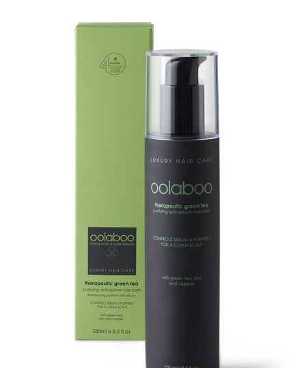 therapeutic green tea anti sebum hair bath  250 ml