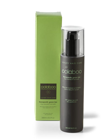 oolaboo therapeutic green tea stop dandruff hair bath 250 ml