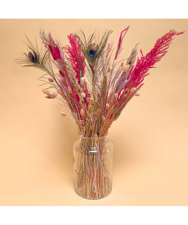 Dried Flowers Bouquet - Pink festival