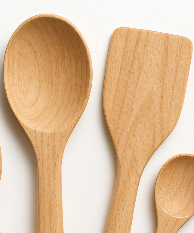 Wooden Kitchen Set - Spacious Detail Shot
