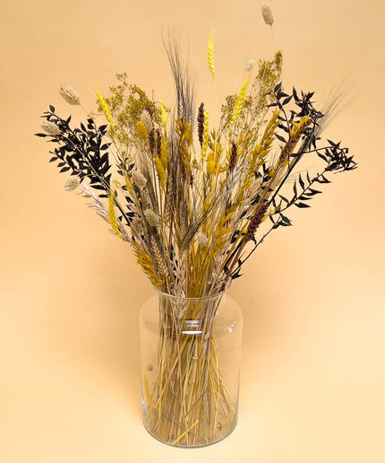Dried Flowers Bouquet - Yellow