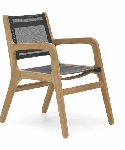 Norden dining tuinstoel met textileen