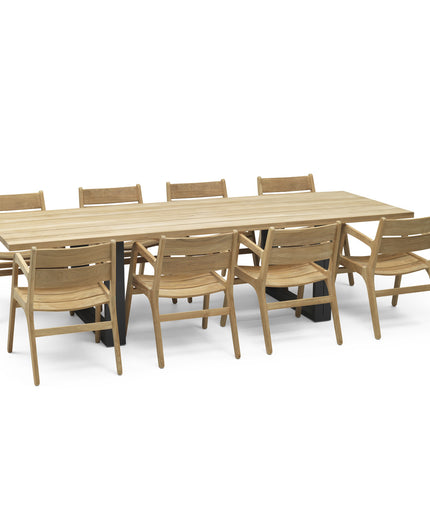 Tuinset | Noosa tuintafel 280 met Norden tuinstoelen