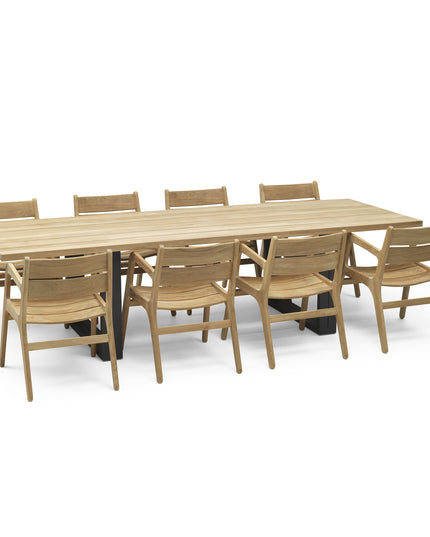 Tuinset | Noosa tuintafel 280 met Norden tuinstoelen