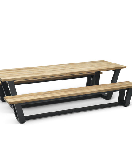 George Tuinbank | Teakhout & Aluminium |  280  cm | NU MET 40% KORTING!