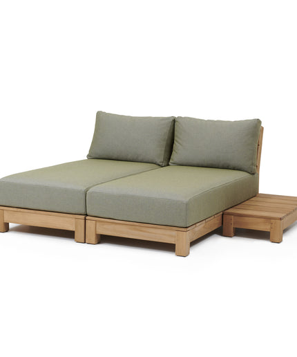 James Loungeset | Daybed incl. 2 bijzettafels