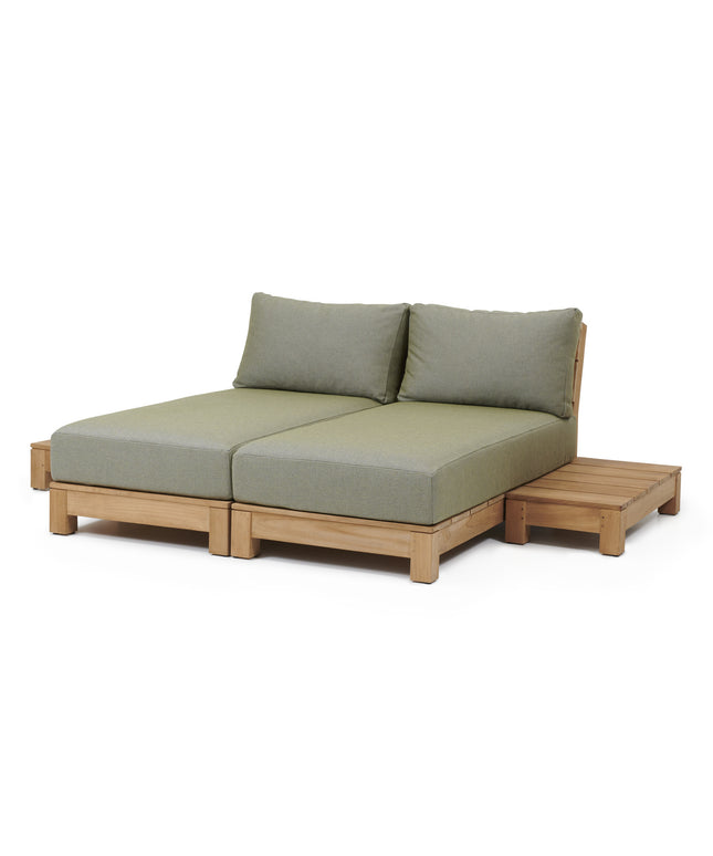 James Loungeset | Daybed incl. 2 bijzettafels