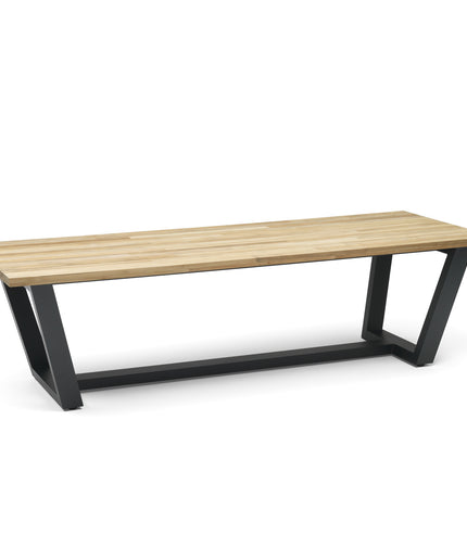 George Tafel | Teakhout & Aluminium | 280 cm