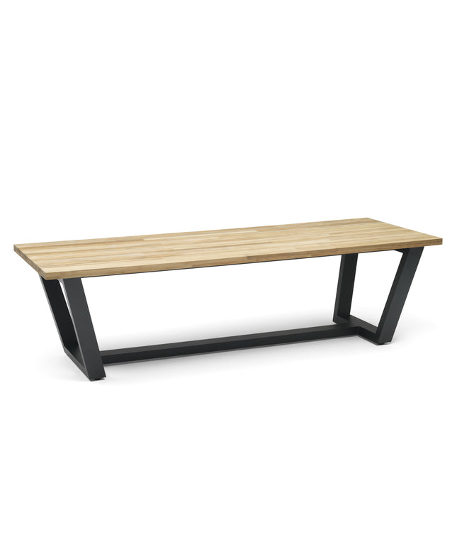 George Tafel | Teakhout & Aluminium | 280 cm