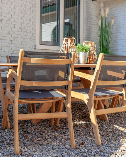 Norden dining tuinstoel met textileen