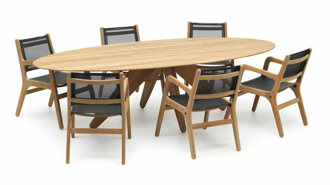 Tuinset | Durban tuintafel 280 cm met Norden Dining tuinstoel