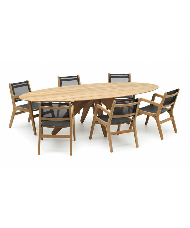 Tuinset | Durban tuintafel 280 cm met Norden Dining tuinstoel