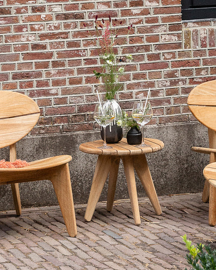 Durban loungestoel met hocker