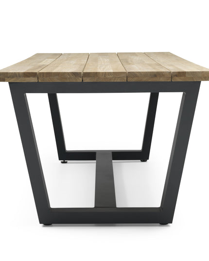 George Tafel | Teakhout & Aluminium | 280 cm