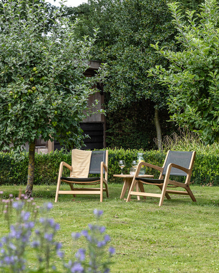 Norden loungestoel | Textileen zitting en rug