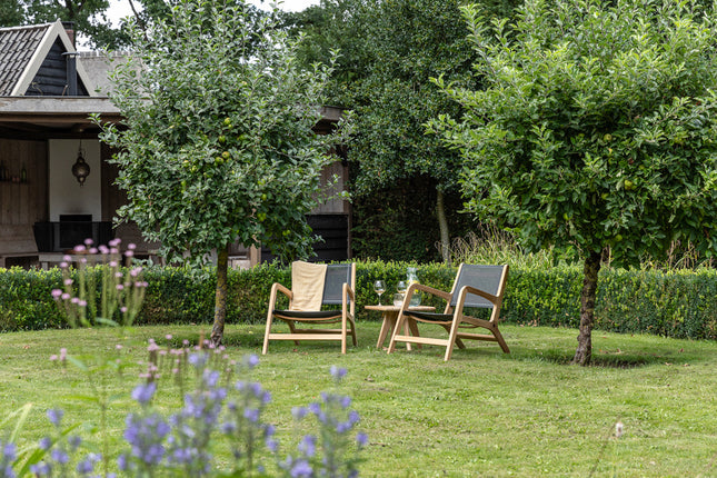 Norden loungestoel | Textileen zitting en rug