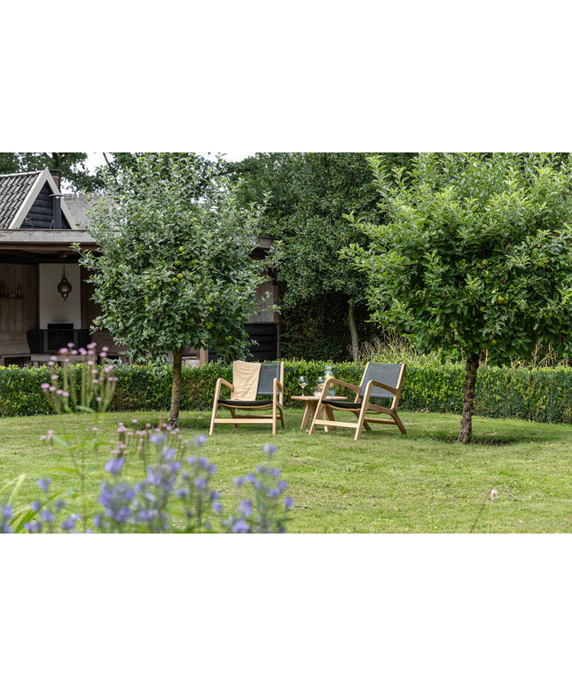 Norden loungestoel | Textileen zitting en rug