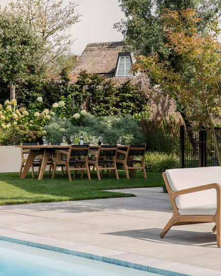 Norden dining tuinstoel met textileen