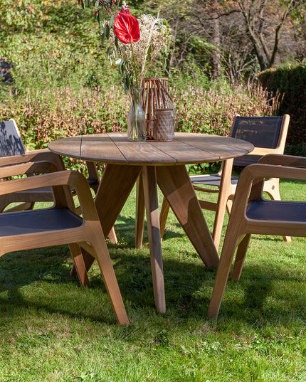 Norden dining tuinstoel met textileen