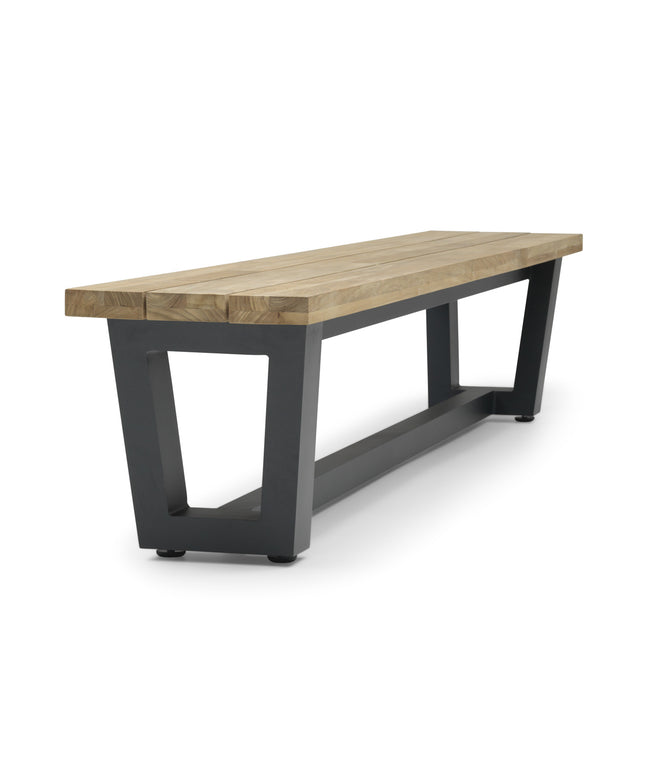 George Tuinbank | Teakhout & Aluminium |  280  cm | NU MET 40% KORTING!